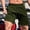 Army Green, variant on Men Fitness Solid Color Casual Split 3-Point Shorts Summer Gym Athletic Training Short Running Workout Sports Short Yellow