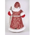 thumbnail image 2 of Lighted Red Couture Santa, 2 of 4