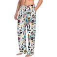 thumbnail image 2 of Daiia Dinosaur Men's Sleep Pant with Pockets and Drawstring,Pajama Pants-Large, 2 of 9