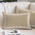 thumbnail image 2 of Cream Greek Key Standard Pillow Covers, Geometric Greece Ancient Rustic Soft Breathable Throw Pillow Cases with Invisible Zipper, Decorative Pillowcase Pillows Protectors for Sofa Bed Chair 20"x26", 2 of 9