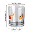 thumbnail image 2 of WWC Halloween Icon Glass Cup, 12 oz Ghost Bat Pumpkin Stemless Glassware Cup, Halloween Decor for juice Wine Water Party Table, 2 of 7