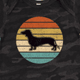 thumbnail image 4 of Inktastic Dachshund Dog Retro Sunset Boys or Girls Baby Bodysuit, 4 of 5