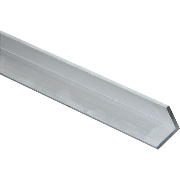 Hillman Aluminum Solid Angle - 1 in x 1/8 in x 36 in