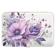 thumbnail image 4 of Flowers Purple Jewelry Box PU Leather Travel Small Jewelry Organizer Women Earrings Necklace Bracelet Storage Holder Rectangle Case, 4 of 8