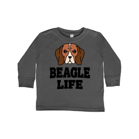 

Inktastic Beagle Life Gift Toddler Boy or Toddler Girl Long Sleeve T-Shirt