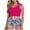 Multicolor1, variant on Fnooota Swim Suits for Women 2025, Beach 2 Piece High Waisted Swim Tops with Boyshorts Multicolor Size S-2XL
