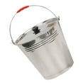 thumbnail image 4 of Lindbes 1pc Stainless Steel Bucket Household Water Bucket Multi-purpose Bucket with Lid, 4 of 6