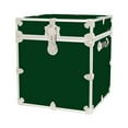 thumbnail image 4 of Rhino Trunk & Case Cube Leather Embossed Vinyl Trunk, College, Home & Storage 18"x18"x20" (Forest Green), 4 of 5