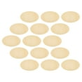 thumbnail image 5 of LEORX 15Pcs Oval Wood Cutouts Boxwood Light Yellow Unfinished for Home Decor and DIY, 5 of 8