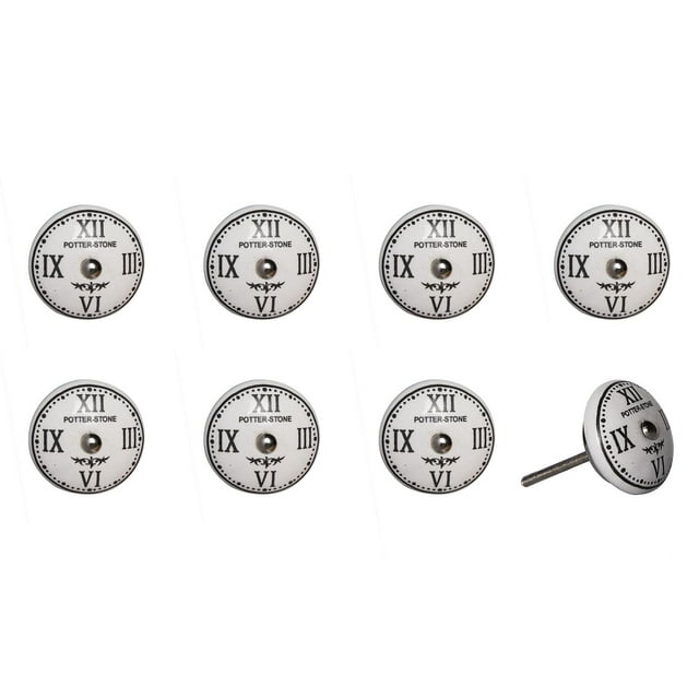 KNOB-IT VINTAGE HANDPAINTED CERAMIC KNOBS (8 Pack) K000001