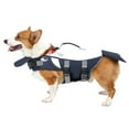 thumbnail image 2 of Neinkie Pet Life Jacket with Rescue Handle Quick Release Adjustable Safety Buckle Waterproof Swimsuit Superior Buoyancy Dog Life Safety Vest Swimming Clothes for Large Medium Small Dogs, 2 of 8