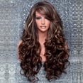 thumbnail image 1 of Clip In Hair Extensions Sexy Long Curly Human Hair Extensions Synthetic Wig, 1 of 7