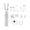 White, variant on Rechargeable 4-in-1 Pet Grooming Kit Hair Clipper and Nail Trimmer for Cats Dogs with USB Charging Low Noise Operation Home Care Tool