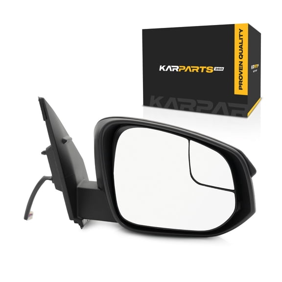 For Toyota RAV4 Door Mirror 2016 2017 2018 Passenger Side | Power | Non-Heated | Textured Black | LE | Replacement For TO1321345 | 87910-0R200