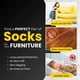 thumbnail image 5 of 20 protectores de calcetines para patas de silla, color gris, de primera calidad, para pisos de madera dura, no se caen fácilmente, muy fáciles de poner, para todas las formas de patas, 5 of 5
