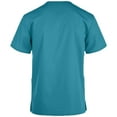 thumbnail image 2 of Panda Uniform by HeedFit Women’s V-Neck Scrub Top, Two Patch Pockets, 10XL, Teal, 2 of 4