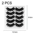 thumbnail image 2 of Pestañas postizas Pestañas postizas esponjosas Pestañas postizas de volumen largo, para extensiones de pestañas de maquillaje, 2 of 5