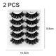 thumbnail image 2 of Pestañas postizas esponjosas, largas y voluminosas, para extensiones de pestañas con maquillaje., 2 of 5