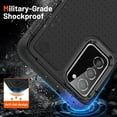 thumbnail image 6 of REQO for Samsung Galaxy A03S Case, Galaxy A03S Case with Screen Protector [Military Grade Drop Tested] Heavy-Duty Tough Rugged Shockproof Protective Case for Samsung A03S, Matte Black, 6 of 6