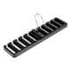 thumbnail image 1 of Organizador de estante para bufandas Sincero con cinturón de corbata de Plástico resistente 10 ranuras Negro, 1 of 10