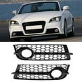 thumbnail image 4 of Fog Light Grill, Heat Resistant Perfect Fit 8J0807682 Left Right  Replacement For TT 8J Standard Bumper 2006-2014 For Cars, 4 of 8