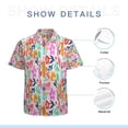 thumbnail image 7 of High Quality Hawaiian Shirts for Men Short Sleeve Aloha Beach Shirt Floral Summer Casual Button Down Shirts Blouses AU9Q3I, 7 of 7