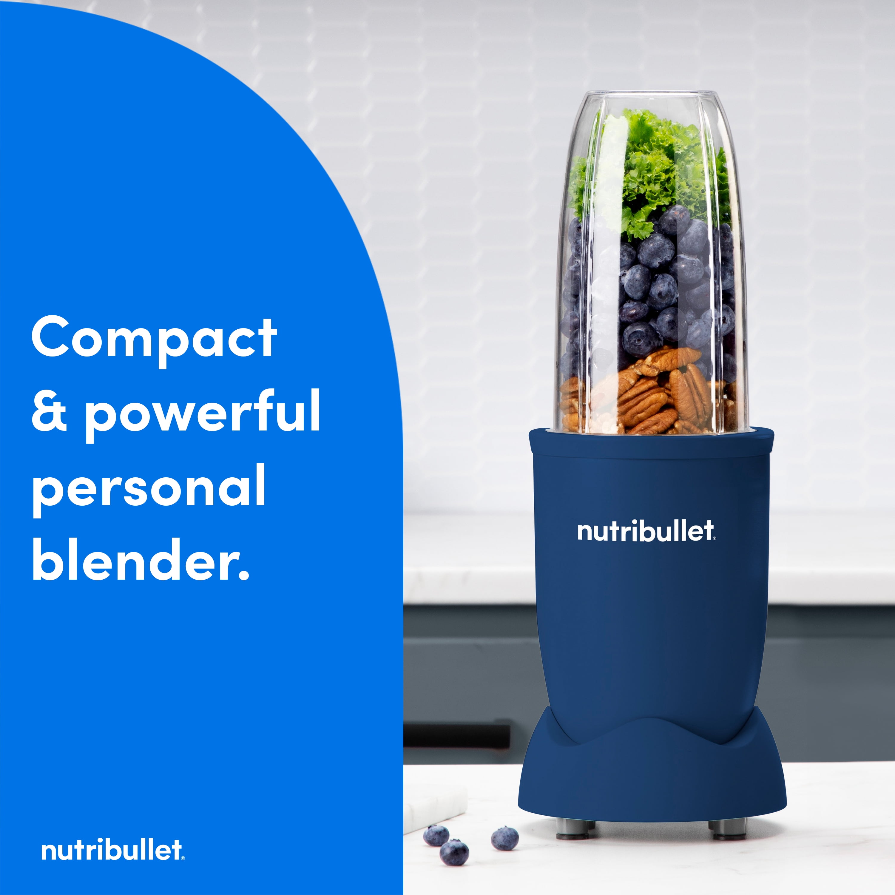 Nutribullet Pro Single Serve Blender, Indigo  (图2)