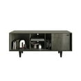 thumbnail image 2 of Castle Place Mid-Century Modern TV Stand Console for TVs up to 60", Grey, 2 of 9