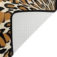 thumbnail image 5 of Dreamtimes Leopard Zebra Pattern Area Rug, 36"x24" Animal Texture Non-Slip Washable Indoor Door Mat, Absorbent Floor Mat for Bedroom Kitchen Entryway Bathroom, 5 of 7