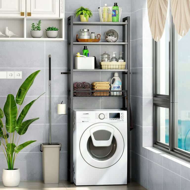 Biemlerfn Over The Toilet Shelf, 4-Tier Bathroom Organizer