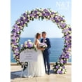 thumbnail image 4 of Flores artificiales N&T NIETING Rose, 25 unidades con tallos, color morado, 4 of 8
