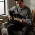 thumbnail image 4 of Fender FA-125 Dreadnought Acoustic Guitar - Black w/ Gig Bag, 4 of 6