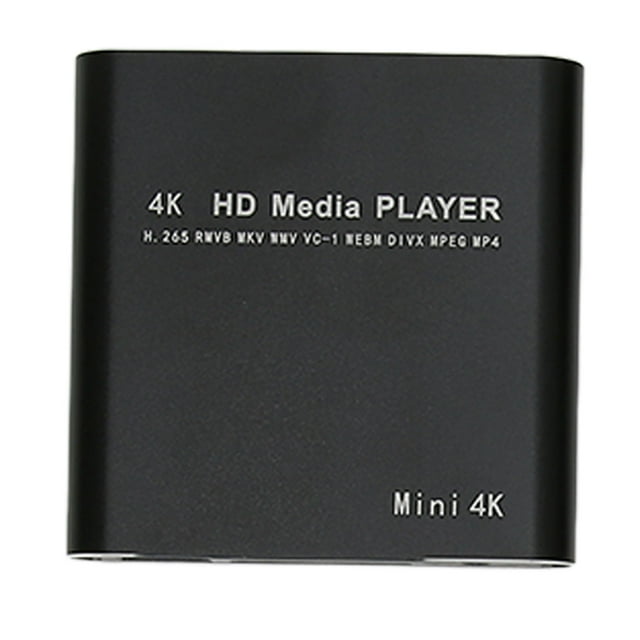 Lecteur Vidéo, Lecteur Multimédia 4K 100-240 V pour Cartes de Stockage Prise US