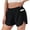 Black, variant on Riforla Womens Workout Shorts Elastic Waist Running Pockets Sport Pants Shorts for Women Black S