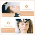 thumbnail image 3 of AURARMLET 2Pcs Ergonomic Eyelash Tweezer Professional Stainless Steel Lash Applicator for Makeup Use, 3 of 8