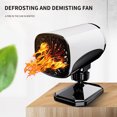 thumbnail image 7 of KOYPTL Portable 12V Car Heater for Vehicle 2 in 1 Fast Heating Windshield Defroster Plug in Cigarette Lighter Heaters for Winter Driving Desktop Heater with Double Sided Adhesive Base Home Heating, 7 of 7