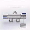 thumbnail image 3 of Bathroom Washing Machine Faucet Double Handle Stainless Steel Cold Water Faucet - Ri, 3 of 4