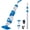PCT403T-2.0SL-2.0Ah Two-speed square base, variant on CazToi Portable Handheld Submersible Sewage Pump, Electric Dirty Water Utility Pump with Square Base & LED Light