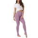 thumbnail image 2 of LEGGINGS DE ALGODÓN CHIC PARA MUJERES CON CINTURA ELÁSTICA, PANTALONES DE YOGA SUAVES PARA NAVIDAD, MANGUITOS XS LILA CLARO, 2 of 6