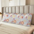 thumbnail image 2 of Rateoe Long Body Pillow Cover, 20x54 Inches Body Pillow Cases, Soft Brushed Microfiber Zipper Design, Butterfly Flower -Pillows Not Included, 2 of 7