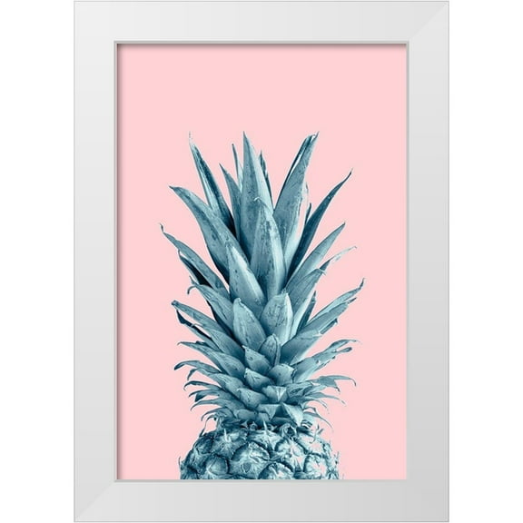 Artographie Studio 11x14 White Modern Wood Framed Museum Art Print Titled - Pineapple Pink 06