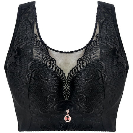 Blczomt Womens Bras Clearance Black Comfort Balconette Longline Bra