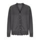 thumbnail image 5 of Neewe Women's Plain Knit Open Front Sweater Long Sleeve V Neck Button Loose Short Cardigan Outerwear Coats, 5 of 7