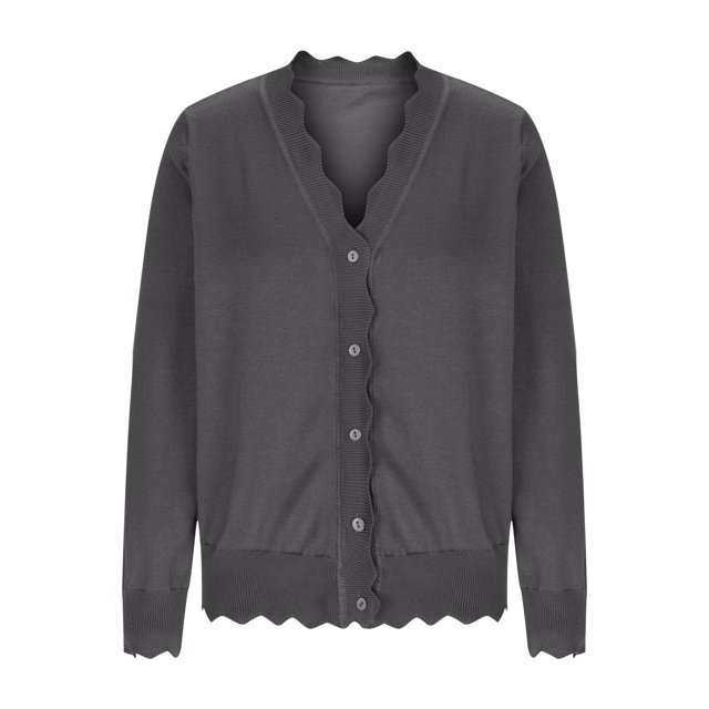 Erwazi Cardigan Sweaters for Women Fall Trendy Button Down Open Front Lightweight Cardigans