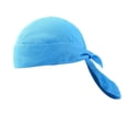 thumbnail image 3 of Naiovety Sombreros Gorros de quimio Pañuelo para la cabeza Bandana Quick Sun Pasamontañas atado por detrás Hip Pop Head Wrap Casco Capucha interior Ciclismo azul Naiovety OD020489-02B, 3 of 6