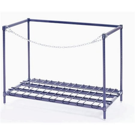 - Nexel Industries ST2448Z 3 Side Frame Syrup Tank Rack, Poly-Z-Brite - 30 x 24 x 34 in.