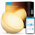 thumbnail image 1 of Lámpara de mesa LED WiFi, lámpara de noche regulable WiFi RGBWW, lámpara de mesa portátil, cambio de color, control APP, compatible con Alexa y Google Assistant, para dormitorio, salón, decoración, 1 of 7