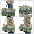 thumbnail image 6 of Garronmavis Large Quilted Duffle Bag for Women Tropical Toucan Floral Print Weekender Travel Carry On Overnight Gym Dance Tote Bag with Zipper Pockets, 6 of 7