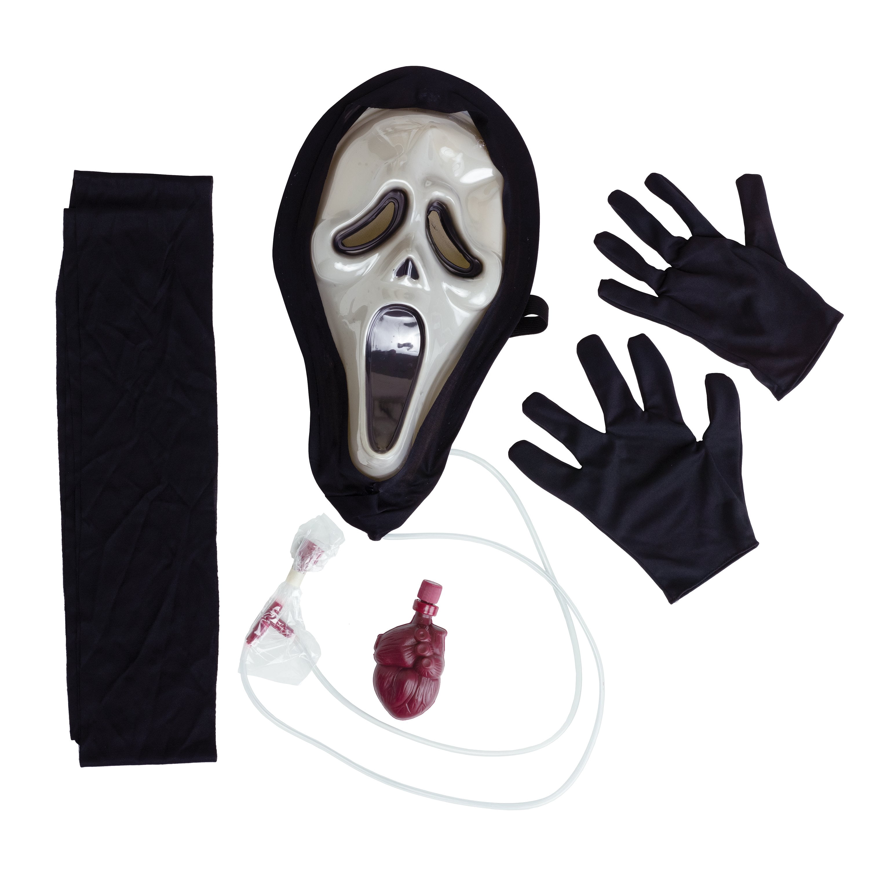 Bleeding Ghost Face Halloween Costume for Children, 5-Piece, Boys' Size L (10/12), by Fun World