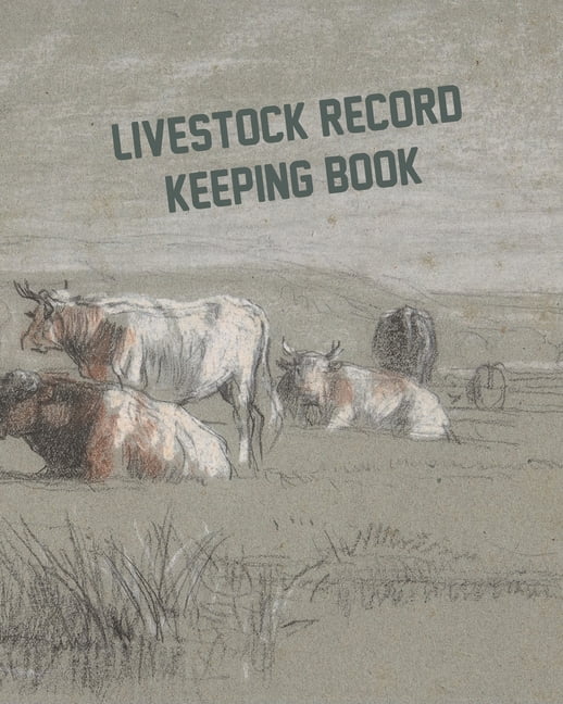 Livestock Record Keeping Book Cattle Record Book Calving Record